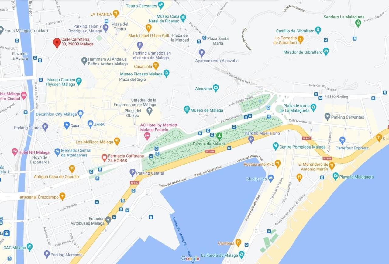 Marinac33 Precioso Apartamento Con Piscina En El Centro De Malaga Daire Dış mekan fotoğraf